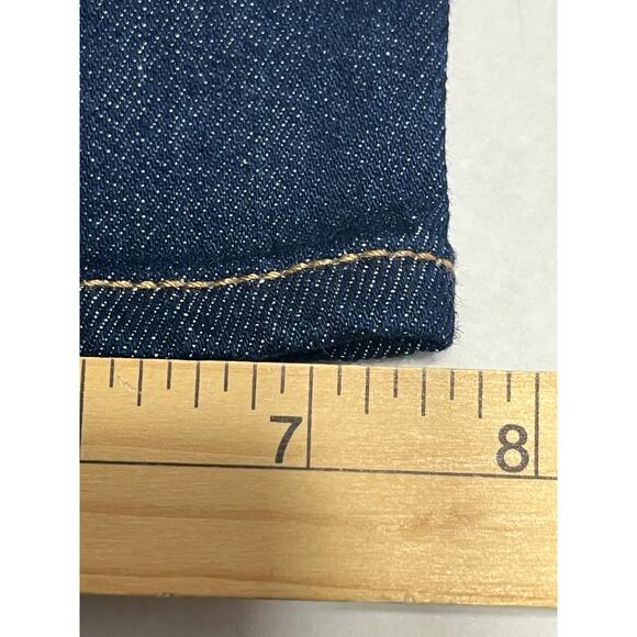 Old Navy Women's Wow Boot Cut Cowgirl Jeans Blue Mid Rise Cotton 6 Petite New - Picture 10 of 13